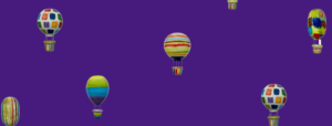 mongolfiere violet